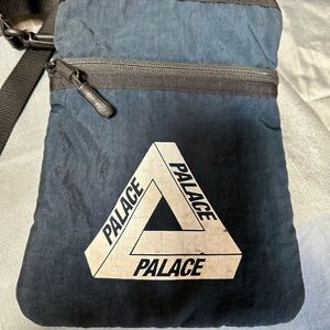 PALACE Navy and Black Messenger Bag